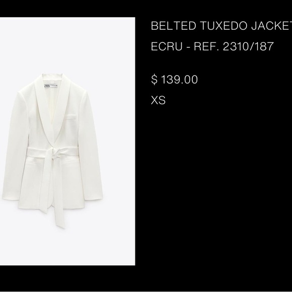 Elegant White Women's blazer - Picture 3 of 5